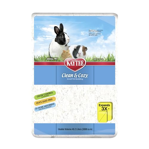 Kaytee Clean & Cozy White Paper Bedding, Made for Small