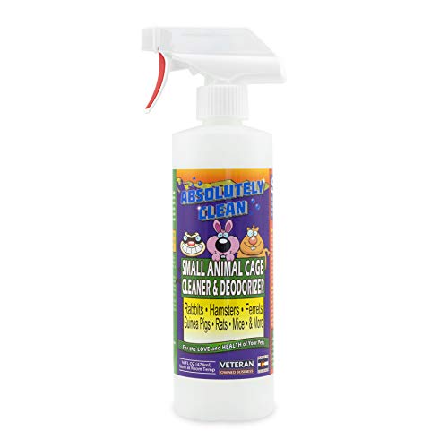 Amazing Small Animal Cage Cleaner, Just Spray/Wipe, Easily Removes Messes