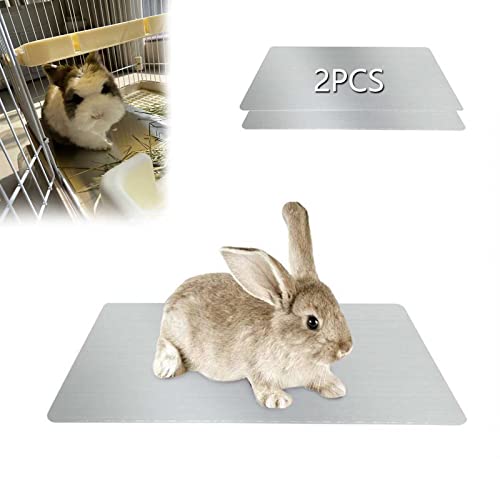PeSandy Rabbit Cooling Pad, 2PCS Hamster Cooling Pad Pet Cooling