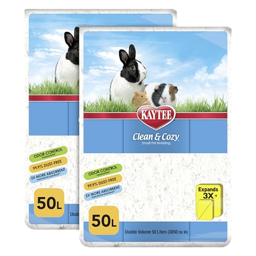Kaytee Clean & Cozy White Paper Bedding, Made for Small